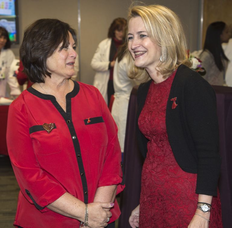 Hospitals wear red for women’s health