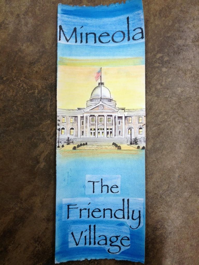 New Mineola Village banners bear students’ imprint