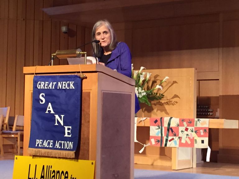 ‘Democracy Now!’ co-host Goodman laments atomic bombings at Shelter Rock congregation ‘Democracy Now!’ co-host Goodman laments atomic bombings at Shelter Rock congregation