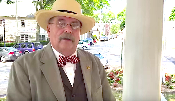 Character actor James Foote, of Sea Cliff, brings Theodore Roosevelt to life