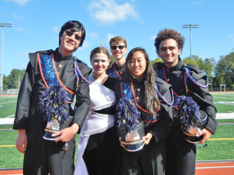 Manhasset Secondary School hosts marching band competition