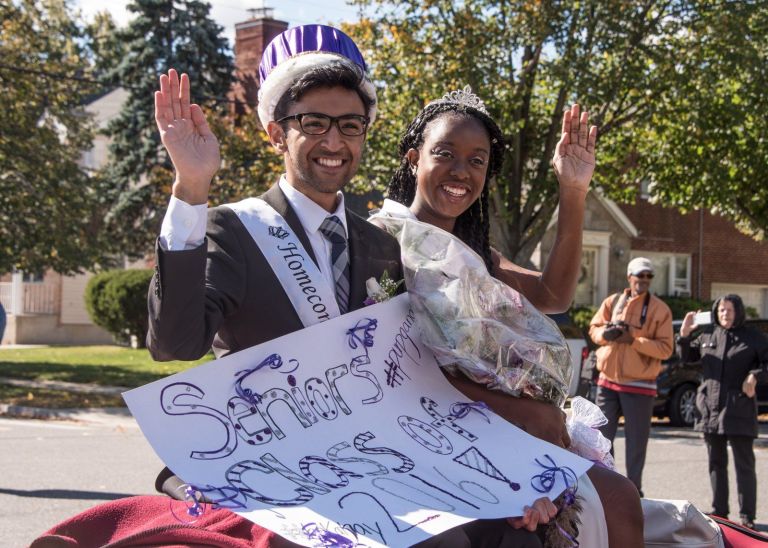 Heroes take over Sewanhaka homecoming