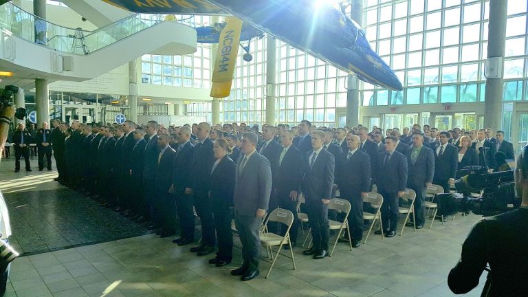 Nassau County police swear in largest class of police recruits in 20 years