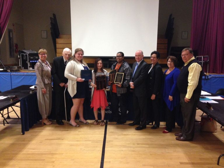 Manhasset Board of Education presents three students with awards Manhasset Board of Education presents three students with awards