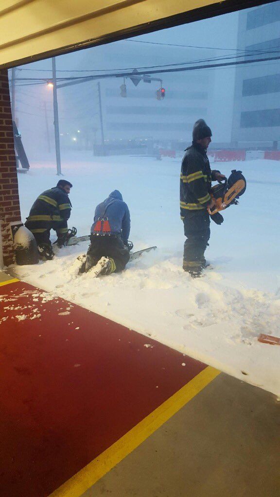 Great Neck Vigilant Fire Company fights unplowed roads to aid blizzard birth