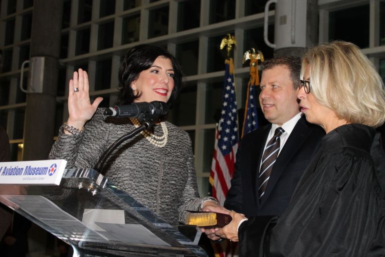 Madeline Singas sworn in as Nassau DA