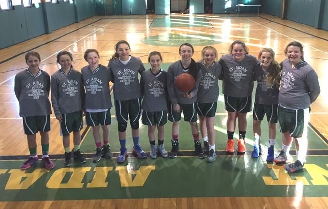 St. Aidan hoop team finishes season 9-2