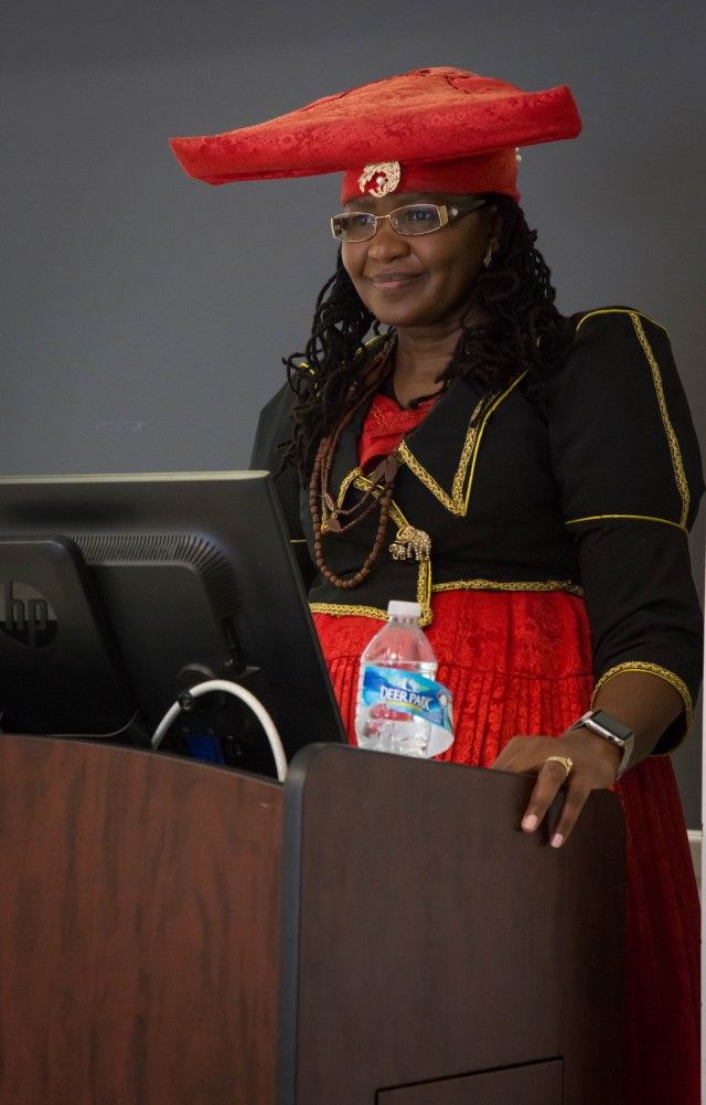 Kauari talks genocide in lecture at HMTC Kauari talks genocide in lecture at HMTC