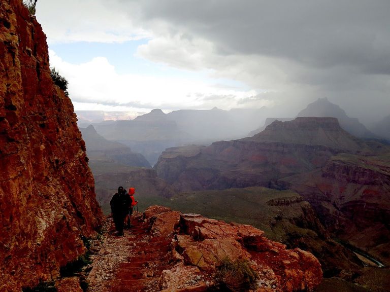 Going Places, Near & Far: Hiking Mile Down to Bottom of Grand Canyon on South Kaibab Trail