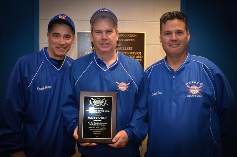 Notine named Merillon’s Volunteer of the year Notine named Merillon’s Volunteer of the year