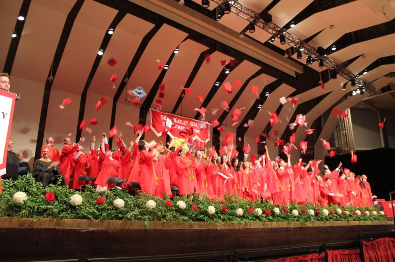 Wheatley grads cross lines, move on