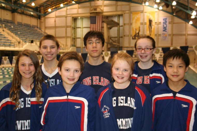 Swimming for spot in Junior Olympics Swimming for spot in Junior Olympics