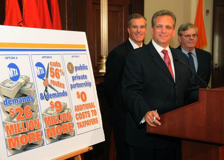 Veolia to run Long island Bus: Mangano Veolia to run Long island Bus: Mangano