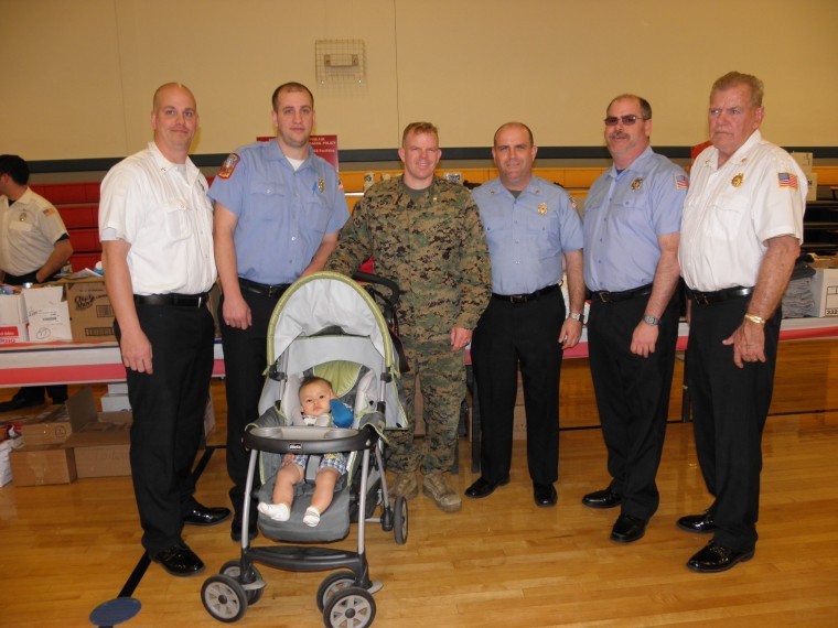 Firefighter convoy aids warriors