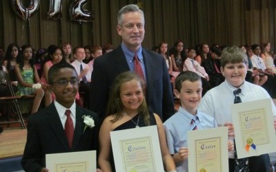 Hillside 6th graders embrace ceremony Hillside 6th graders embrace ceremony