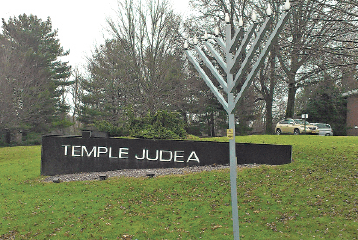 Judea menorah hit by vandalism Judea menorah hit by vandalism