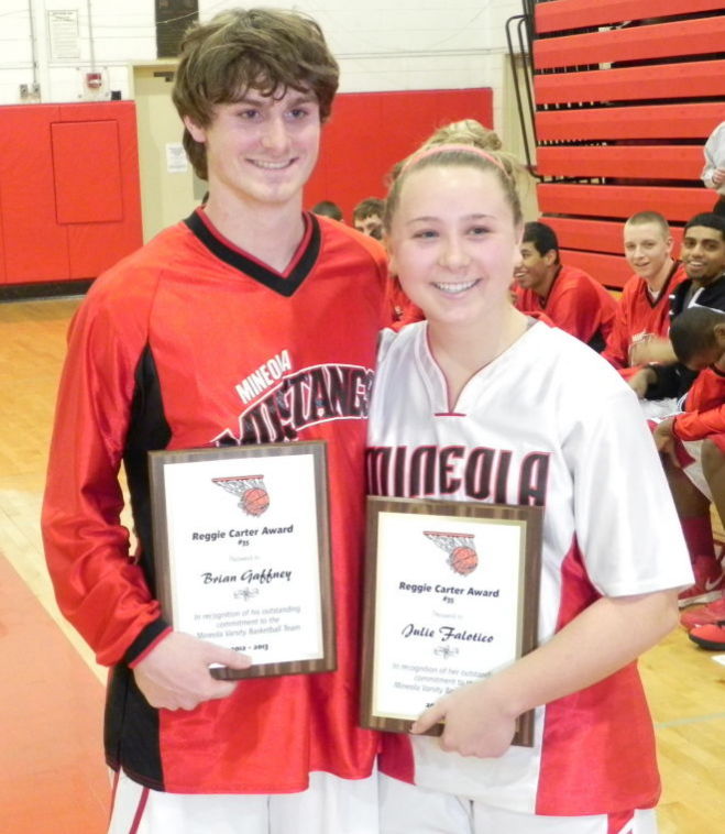 Mineola teams honor Reggie Carter