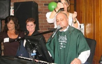 Heads shaved for a worthy cause