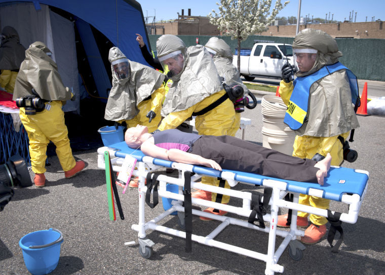 LIJ conducts mock dirty bomb exercise