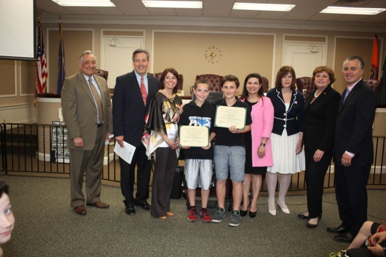 Town honors video contest winners