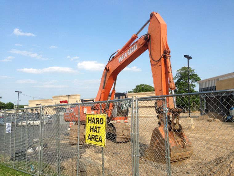 Strip mall to be finished by the fall