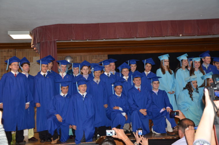 St. Aidan School eighth graders graduate