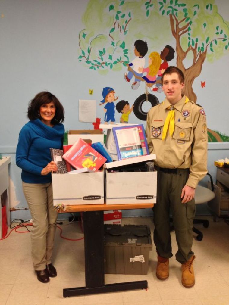 GN Boy Scout completes supply drive GN Boy Scout completes supply drive