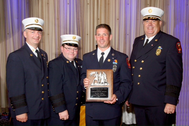 Chris Franz wins fireman of year in Mineola, again