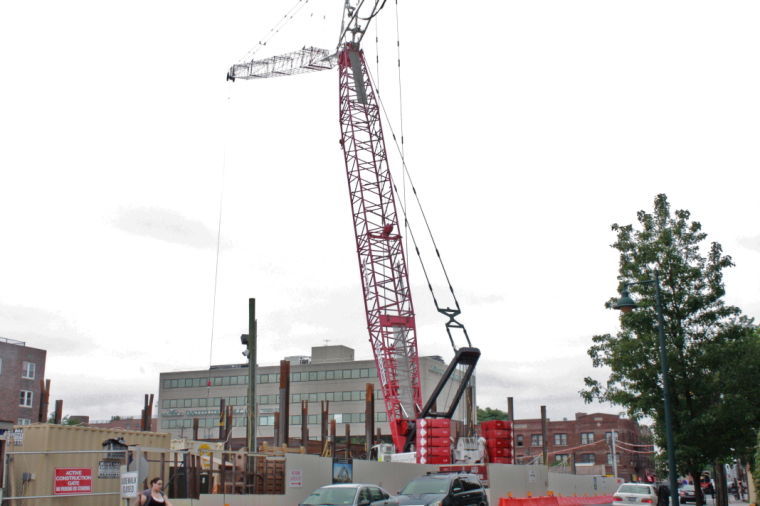 Center’s steel work nears end