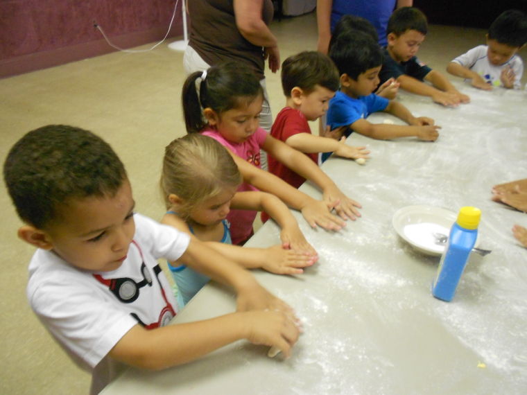 Little sprouts keep busy in preschool