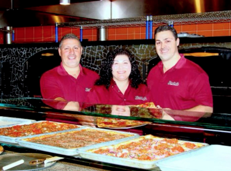 Celebrating 25 years with a pie with sauce Celebrating 25 years with a pie with sauce