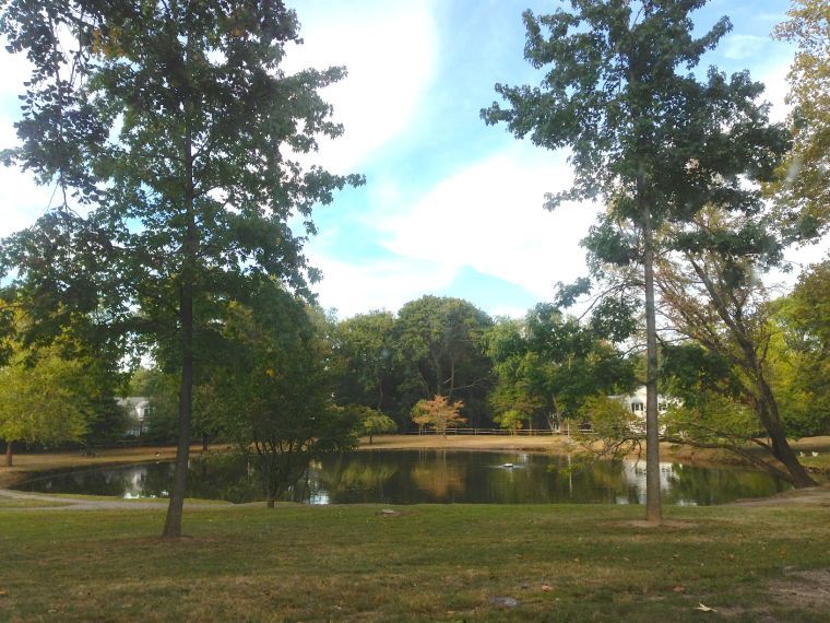 Munsey Park pond renovations begin Munsey Park pond renovations begin