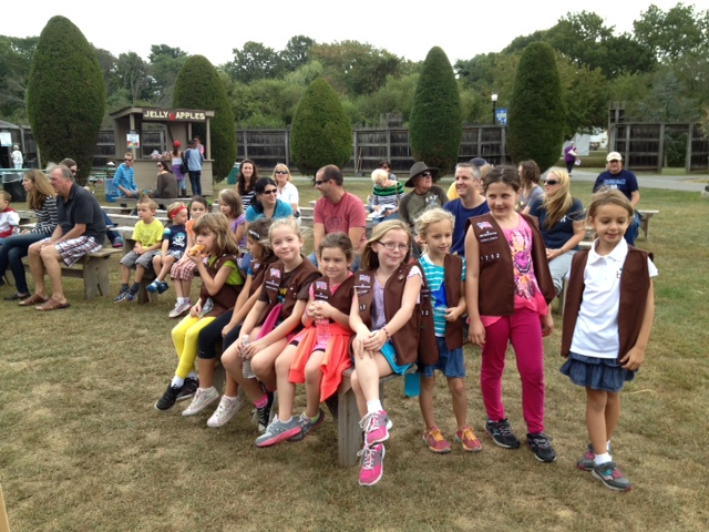 Brownie Troop 1712 at LI Fair