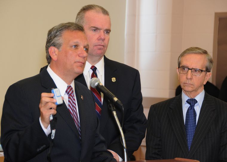 Mangano pushes panic button plan Mangano pushes panic button plan