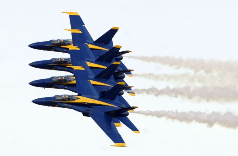Bethpage air show at Jones Beach