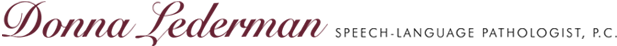 Donna Lederman Speech Language Pathology Donna Lederman Speech Language Pathology