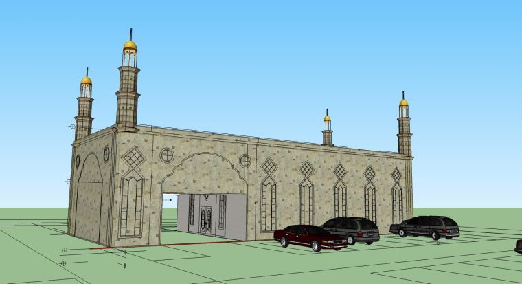 Islamic Center work halted again