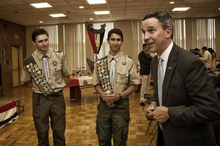 Troop 97 installs six boys as Eagle scouts