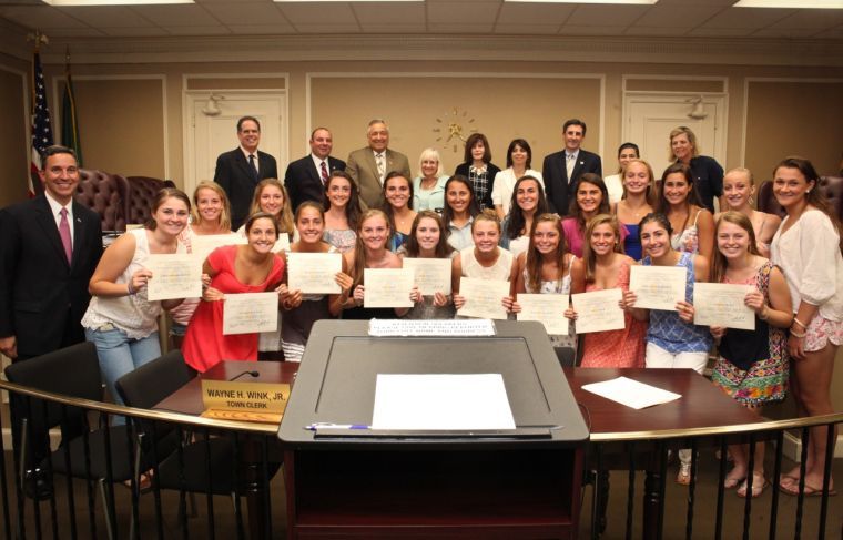 Town honors Manhasset girls lacrosse team