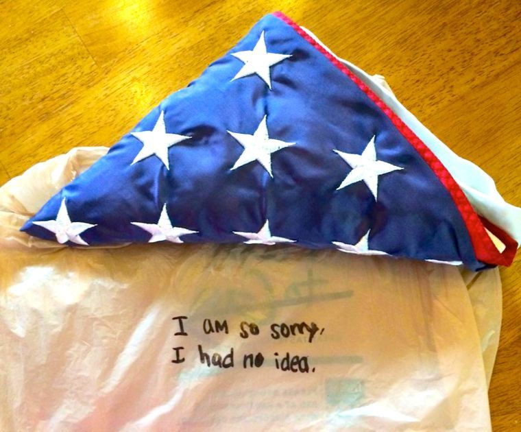 Flag stolen, returned to 9/11 firefighter’s family Flag stolen, returned to 9/11 firefighter’s family