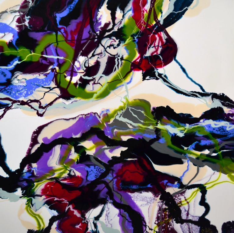 Large works exhibit of abstract expressionist