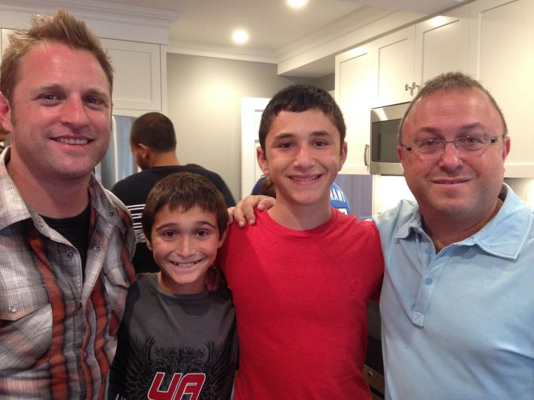 TV’s George rescues  Roslyn Hgts. family