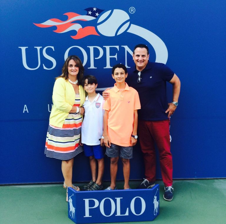 Benjamin Truncale sings at U.S. Open