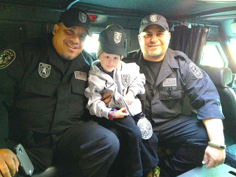 SWAT police help boy’s dream come true