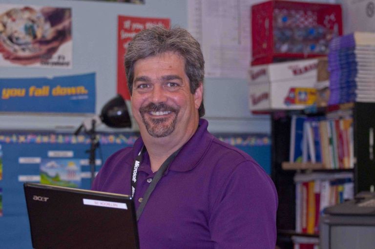 Teacher given honor for technology by Microsoft