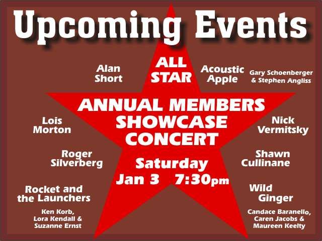 Folk Music Society showcase in Huntington