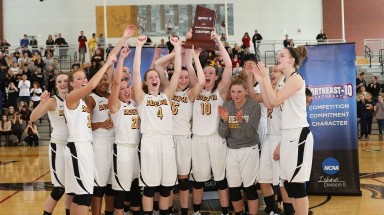 Adelphi women capture first NE-10 title Adelphi women capture first NE-10 title