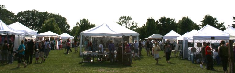 Fine art and craft fair on May 30, 31