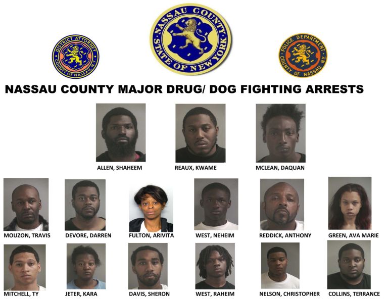 Police arrest 15 in connection with heroin sales, dogfighting