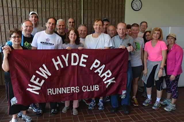 Weber visits New Hyde Park Runners